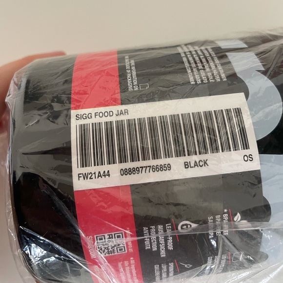 Authentic Supreme Black SIGG Food Jar - Picture 2 of 3